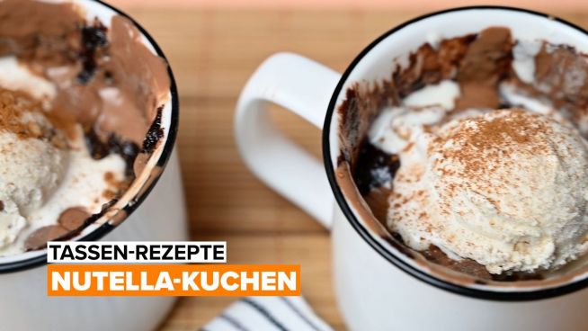 Tassen-Rezepte: Nutella-Kuchen